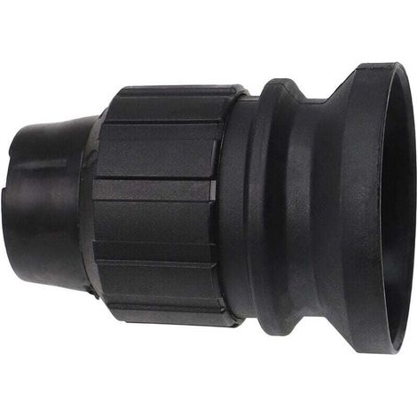 Mandrin compatible avec Hilti TE 14, TE 15, TE 15-C, TE 18-M, TE 1 pour perceuse sans fil - Diamètre intérieur 1 cm, noir (1/3)