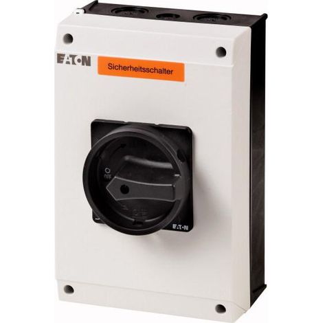 Inter. de sécurité 6P + 2F 63A verrouillable en saillie plaque 000207259 EATON T5B-4-8903/I4-SI-SW
