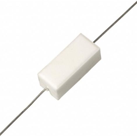 Resistencia Bobinada Axial 22R 5W Medidas 9.5x9.5x22mm