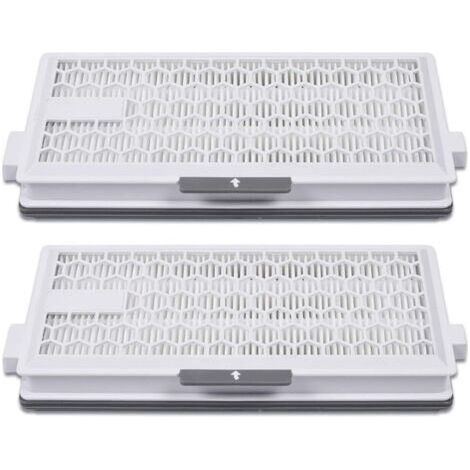 QORVA-Filtre Aspirateur pour Miele Complete C3 Powerline S8340 Filtre d'aspirateur, Air Clean SF-HA 50 pour Complete C2 C3 Compact C1 C2, lot de 2