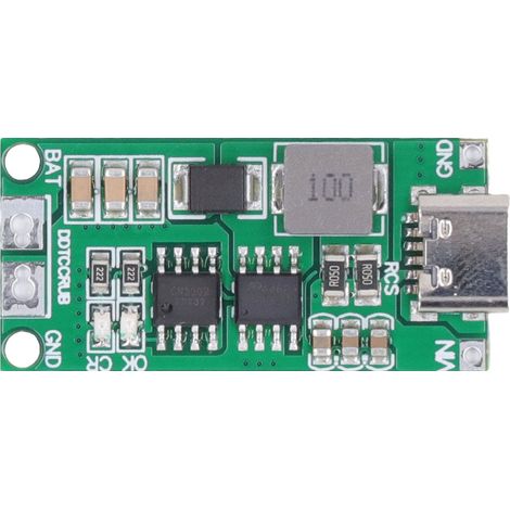 Chargeur batterie lithium 4S Type C vers 16,8V DC 3-6V vert, module boost 4A entrée, charge 1,12A (1/5)