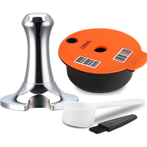 Filtre à café réutilisable, dosettes de café Tassimo rechargeables 180 ml avec inviolable Capsules réutilisables en plastique PP pour accessoires de machine à café Tassimo (1/4)