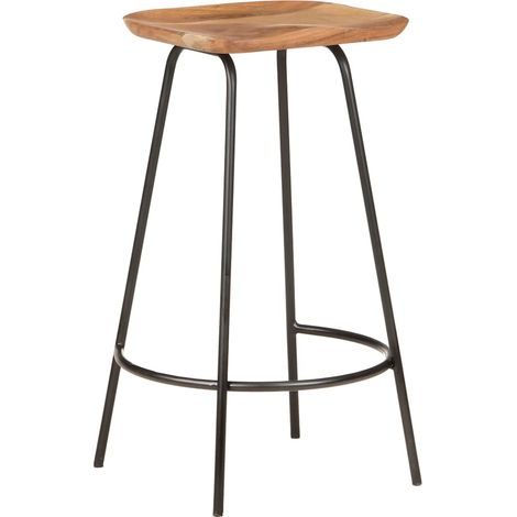 Maison Exclusive - Sgabelli da Bar 4 pz in Legno Massello di Acacia (1/5)