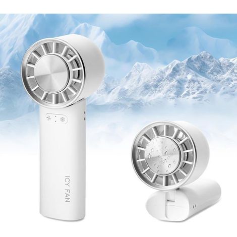 Mini ventilateur de refroidissement portable, 3 en 1, pliable, rechargeable, 4000 mAh, fonctionne avec batterie, petits ventilateur (1/5)