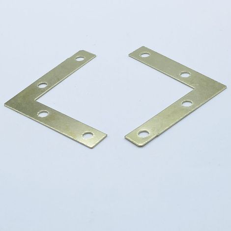 Pièce de fixation pour quincaillerie de meubles, connecteur, équerre en L, fixation pour cadre photo, attache en forme de 7, équerre à quatre trous.