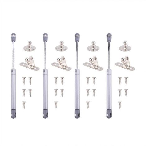 4 bisagras hidráulicas para elevador de puerta, varilla de soporte neumática de 120 N/12 kg (1/5)