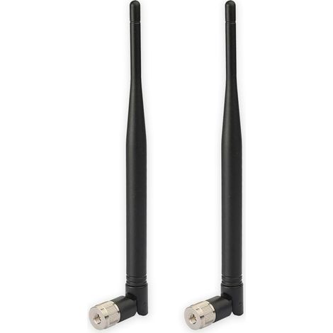 Antena adecuada de 868 MHz con conector SMA (macho) inclinable y giratorio, compatible con NFC y RFID, para CB, GSM, walkie-talkies, Wi-Fi, Homematic CCU2, CC1101 y equipos de radioaficionado.