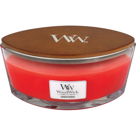 WoodWick Crimson Berries Duftkerze Rot Elegant (1/5)