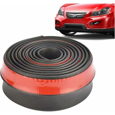 2.5 m Auto Bande de Garniture de Voiture Caoutchouc Souple Lame avant Universel Protecteur de Pare-chocs de Voiture Bande Adhésive (1/5)