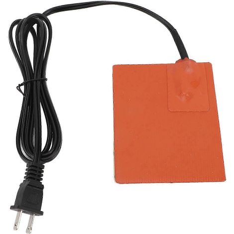 Tapis chauffant en silicone, coussin chauffant en caoutchouc silicone, couverture électrique, tapis flexible 102 x 127 mm (1/5)