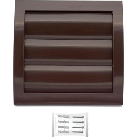 VENT Air Vent 150 x 150 mm with Flap and Mosquito Net – Slats – Hose Cover – Exterior Interior Ventilation – VMC Air Extractor (1/5)