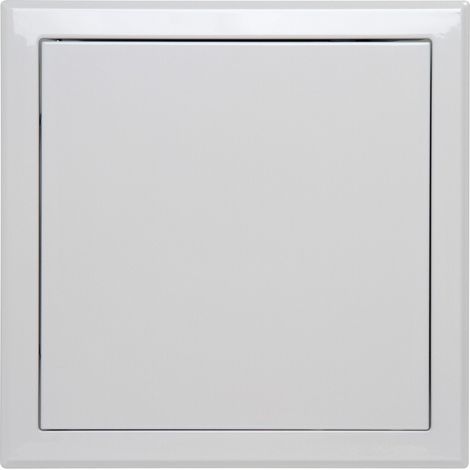 Semin – Trappe de visite métallique laquée blanche 500 x 500 mm – Ouverture pousser/lâcher – Accès gaines techniques pour murs et plafonds