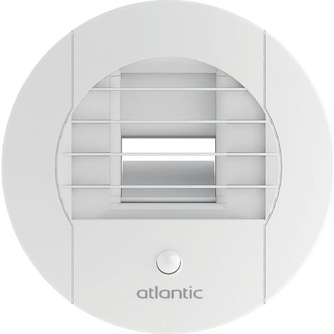 Atlantic – Bouche VMC hygroréglable 80 mm – Débit 5 à 30 m³/h – Détection de présence – Installation facile – 526594 (1/3)