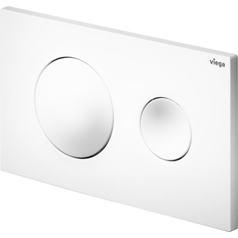 Plaque de commande de WC Visign pour Style 20 8610.1 en plastique blanc alpin