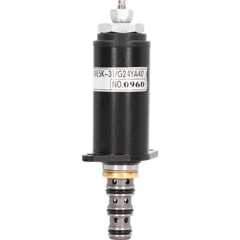 Électrovanne en acier inoxydable Kobelco SK200-6, vanne de commande de pompe hydraulique YN35V00021F1 (1/5)