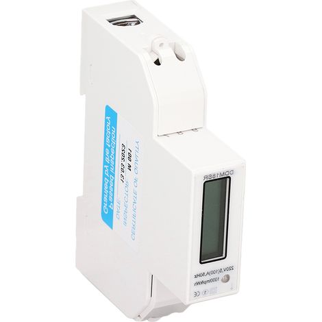 Einphasiger 220V DC-Stromzähler, LCD-Bildschirm, IP51 wasserdicht, RS485-Fernsteuerung, Stromverbrauchsüberwachung (5-100A). (1/5)