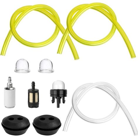 Tubo flessibile universale per carburante, pompa del carburante, filtri del carburante, tubo dell'olio, anello del tubo flessibile, guarnizione del serbatoio, accessori per tosaerba, attrezzi da giard (1/4)