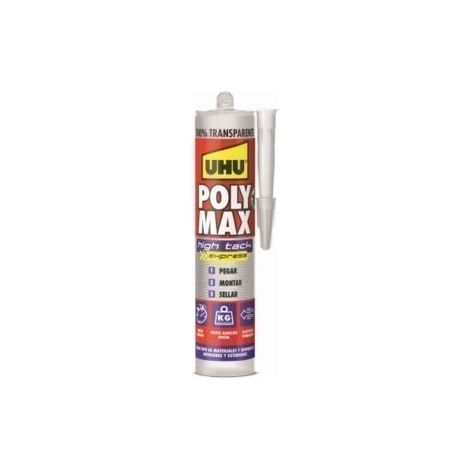 Adhesivo Sellador Polimero 300 Gr Tra Poly Max High Tack Uhu