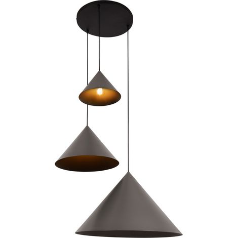 Lampe suspendue vide à 3 lumières Spitze gris - 21440/13/36 (1/3)