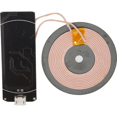 Module Émetteur Sans Fil Qi 5W - Circuit Imprimé PCBA Avec Bobine - Pour Projet DIY Électronique - Lot De 1 (1/5)