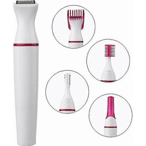 【PP】Rasoir électrique 5 en 1 pour femmes, épilation des bras, des jambes et du visage, rasoir, tondeuse, épilateur-AquaForge (1/3)