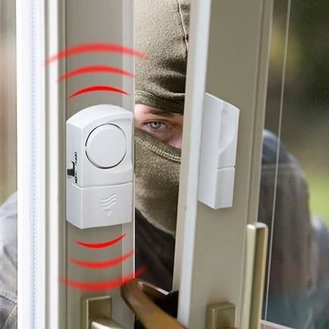 Alarme sans fil pour portes et fenêtres (1/2)
