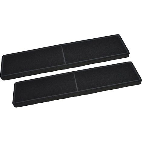 AllSpares Koolstoffilter (2st.) voor afzuigkappen geschikt voor Miele DKF 20-P, DUU 2900 (430x100x20 mm) (1/4)