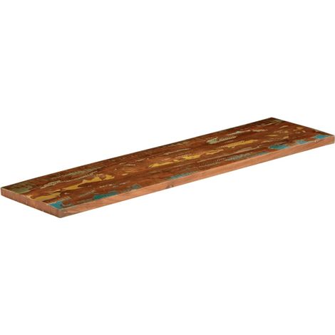 Dessus de table  Dessus de bureau  Plateau de table 120x40x2,5cm rectangulaire bois massif récupéré