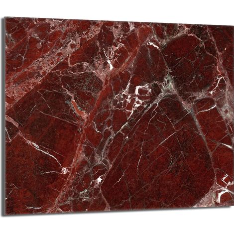 Protezione per piano cottura in vetro 60x52 Marmo (1/5)
