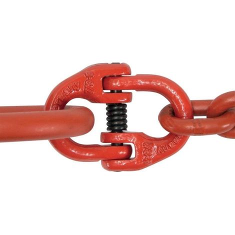 Connettore Catena Di Gk 8 Rosso Acciaio Laccato Ng 8-8