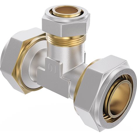 Mexen PEX-S Reduzier-T-Stück verschraubt PEX 32 x 25 x 32 - W97231-322532-00