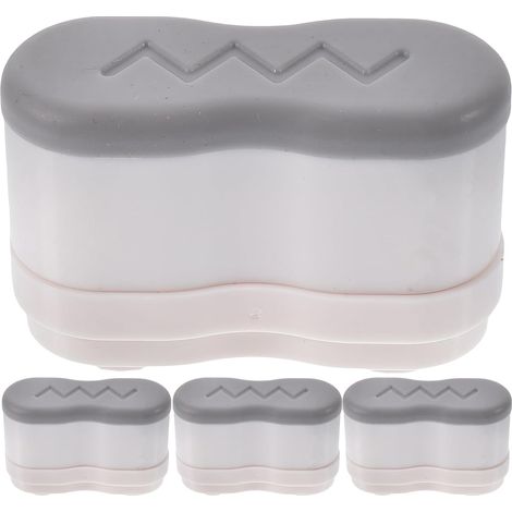 Lot de 4 Butoirs en Plastique Gris (1/5)