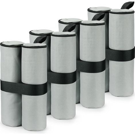 Lot de 4 Sacs de Lestage, Tissu Oxford 600D, Fermeture Éclair Double, Sangle, Pour Tente et Parasol