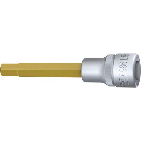 Inserti a bussola 986L-9 1/2 pollici Interno- esagonale SW 9mm L.100mm (1/4)