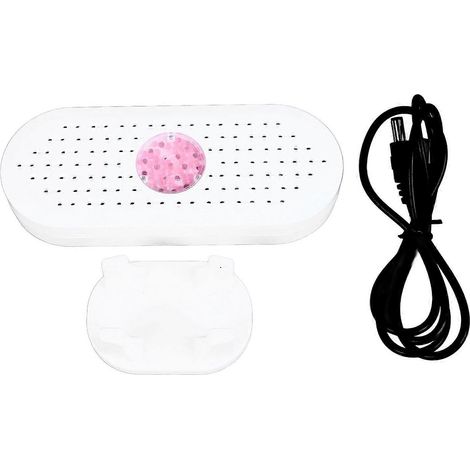 Mini absorbeurs d'humidité ABS 5W 6V Blanc Déshumidificateurs électriques portables efficaces pour placards et chaussures (1/4)