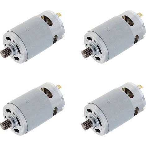 4 motori a spazzole RS550 da 21 V, 14 denti, adatti per mini seghe per tronchi da 4/6 pollici (accessori non inclusi) (1/5)
