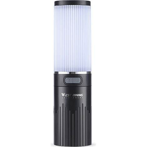 Lanterna da campeggio a LED ricaricabile tramite USB Toivize da 2200 mAh – Diverse modalità di illuminazione – Gancio per appenderla – Compatta e leggera, ideale per tende, camper, interruzioni di cor (1/5)