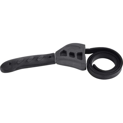 Clé à Sangle, 500 mm Clef à Sangle Universel, Couvercles de Pot Caoutchouc Sangle Serrer Desserrer Clé Universelle, clé à molette de Filtre à Huile Outil de Plomberie Utilisé par Les Mécaniciens (1/5)
