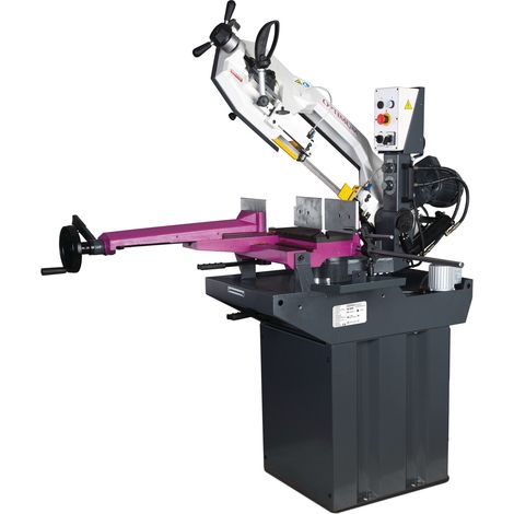 Scie à ruban pour métaux -45°/+60° capacité de coupe ronde 225 mm 1,1 kW 400V 45/90 m/min hauteur lame 27 mm Optisaw SD285E (1/5)