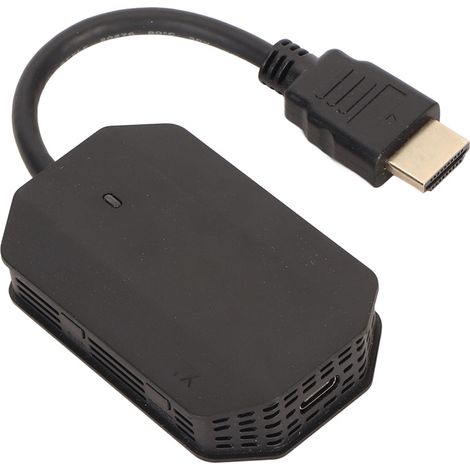 Émetteur d'interface multimédia HD 4K Plug and Play, kit d'extension d'affichage sans fil WiFi 5G pour ordinateur portable et téléphone (1/5)