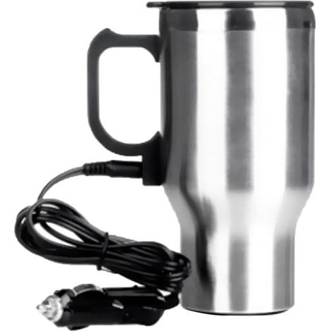 Tasse Chauffante Pour Voiture - Tasse Isolée Sous Vide 450 ml Avec Thermostat 65 °C - Alimentation 12 V - Compatible Support Auto (1/5)