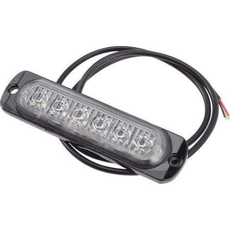 Feux Stroboscopiques LED 6 Lampes Ultra-minces pour Moto et (1/5)