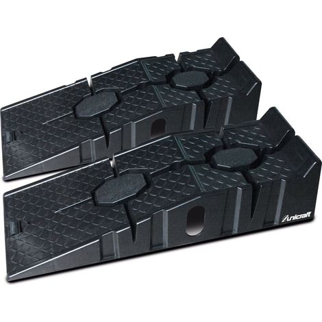 Unicraft Auffahrrampe KR 2500 (ür PkW, Kunststoff, platzsparend stapelbar, breit (1/3)