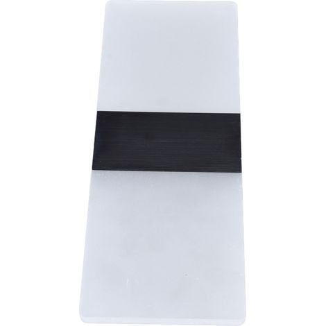 Applique murale LED 6 W en acrylique, éclairage à 360°, haute luminosité, résistante aux UV, direction vers le haut et vers le bas, pour chambre, cantine, 90-265 V, noire (1/5)