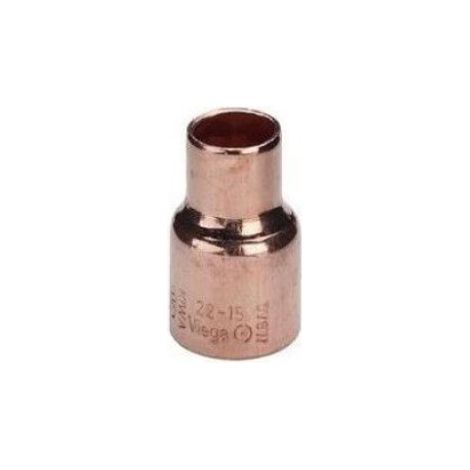 Manchon Réducteur Cuivre 28x22 mm Raccord Coude Femelle-Femelle Sertissage Intérieur Unité