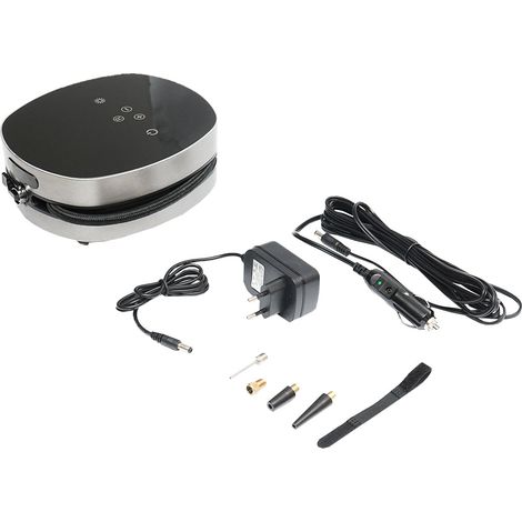 Compressore d'aria con touch screen, batteria da 2500 mAh, pressione massima 8,27 Bar, tensione di alimentazione 12,6 V/1 A, wireless Breckner Germany (1/5)