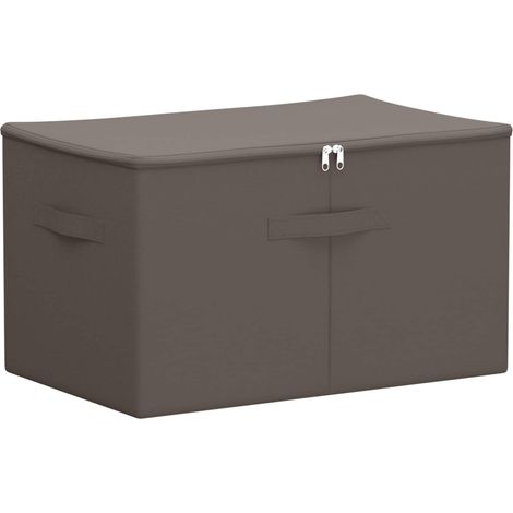 Caja de Almacenamiento Gris 60 x 43 x 35 cm Tejido no tejido vidaXL