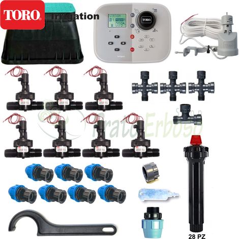 Kit d'irrigation 7 zones 24V Toro Tempus avec arroseurs