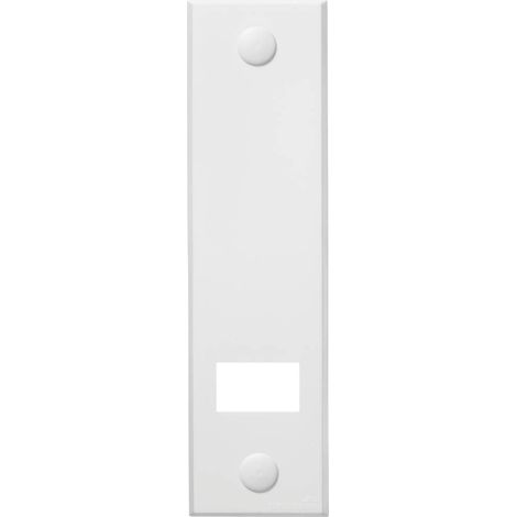 Schellenberg 53002 Placca tapparelle avvolgibili STANDARD Maxi: 23 mm di larghezza del nastro, piastra tapparella con spaziatura dei fori 16 cm, bianco (1/4)