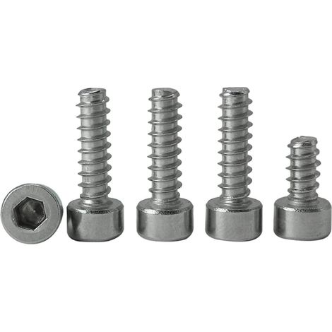 Durable Lot de 30 vis autotaraudeuses M4 en acier inoxydable à douille hexagonale ronde auto-taraudeuses boulons en tôle portables (taille : M5 x 20 mm) (1/3)